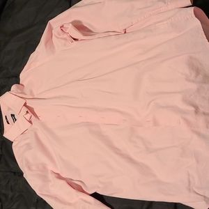 Express Men's Slim Fit pink dress shirt, Size Large